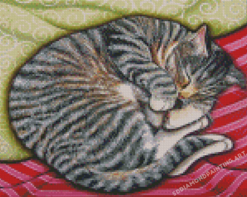 Cozy Kitty Diamond Paintings