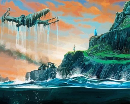 Fantasy Star Wars Ship Art Diamond Painting