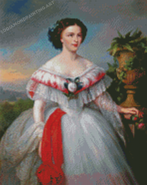 Gorgeous Empress Elisabeth Of Austria Diamond Painting