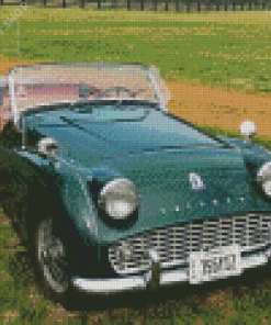 Green Triumph TR3A Diamond Paintings