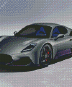 Grey MC20 Maserati Diamond Paintings