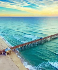 Palm Trees Florida Seascape Diamond Paintings