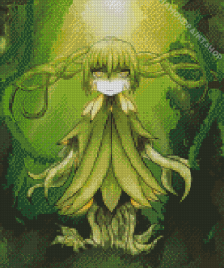 Plant Girl Diamond Painting