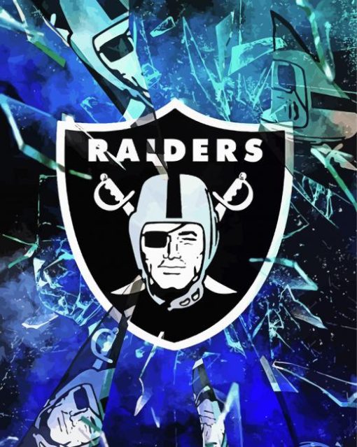 Raiders Football Art Diamond Painting