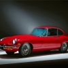 Red Jaguar XKE Diamond Paintings