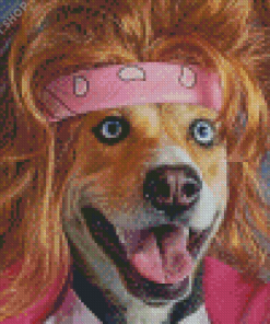 Rock Funny Dog Diamond Paintings