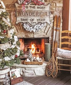 Rustic Christmas Diamond Paintings