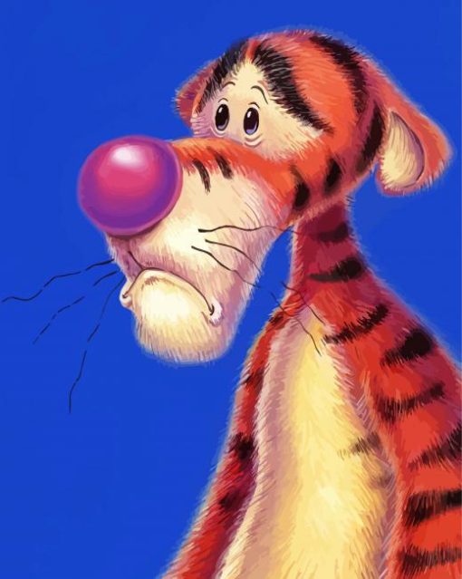 Sad Tigger Diamond Paintings