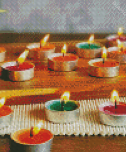 Scented Tea Light Candles Diamond Paintings