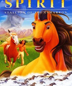 Spirit Stallion Of The Cimarron Poster Diamond Paintings