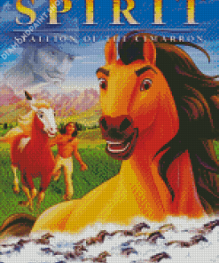 Spirit Stallion Of The Cimarron Poster Diamond Paintings