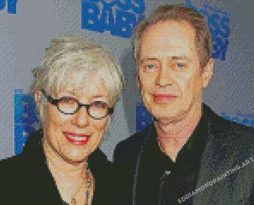 Steve Buscemi And His Wife Diamond Painting