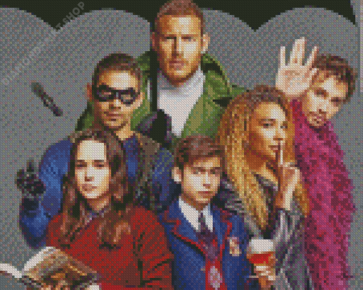 The Umbrella Academy Characters Diamond Painting