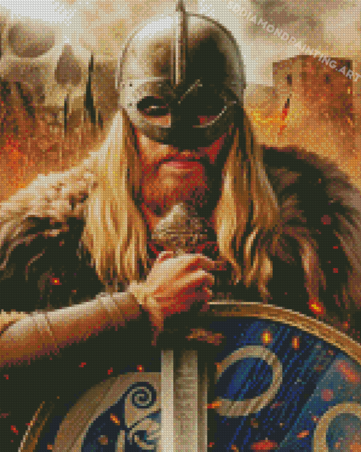 Viking Man Diamond Painting