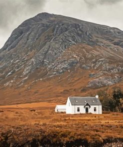 White House In Front Of Munro Mountain Diamond Paintings