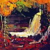 Woodland Waterfall By Tom Tompson Diamond Painting