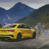 Yellow Audi Rs3 Diamond Painting