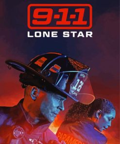 911 Lone Star Poster Diamond Painting