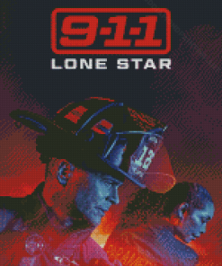 911 Lone Star Poster Diamond Painting