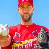 American Professional Baseballer Adam Wainwright Diamond Painting