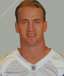 American Football Quarterback Peyton Manning Diamond Painting