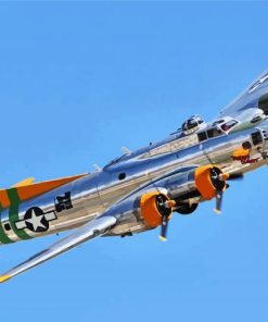 B17 Bomber Plane Diamond Painting