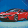 BMW I8 Red Protonic Diamond Painting