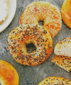 Bagels Diamond Painting