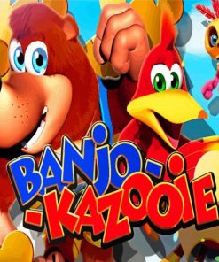 Banjo Kazooie Game Poster Diamond Painting