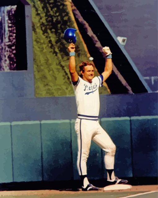 Baseballer George Brett Diamond Painting