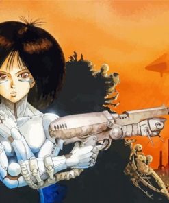 Battle Angel Alita Illustartion Diamond Painting