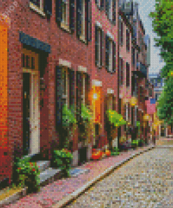 Beacon Hill Buildings Diamond Painting