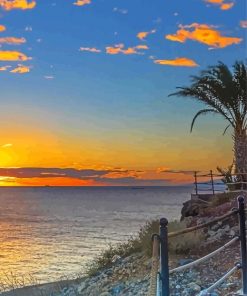 Beautiful Sunset In Fuerteventura Diamond Painting