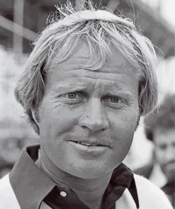 Black And White Jack Nicklaus Diamond Painting