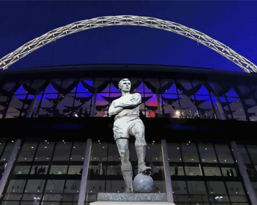 Bobby Moore Statue Diamond Painting