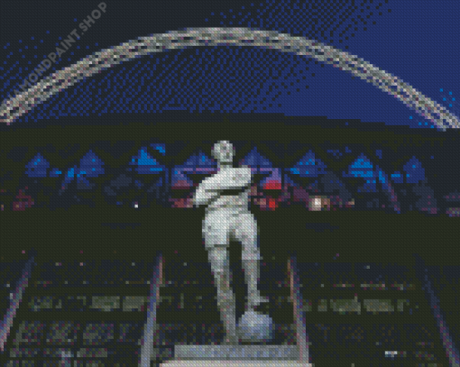 Bobby Moore Statue Diamond Painting