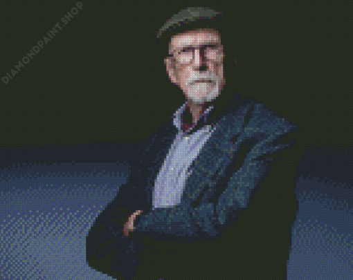 Bruno Latour Wearing Hat Diamond Painting