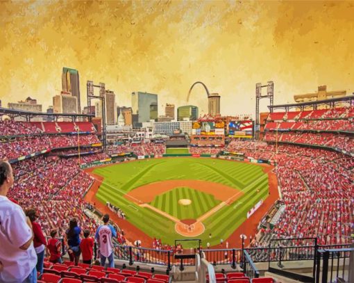 Busch Stadium Diamond Painting