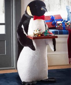 Butler Christmas Penguin Diamond Painting