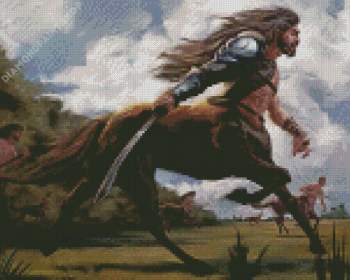 Centaur Warrior Diamond Painting