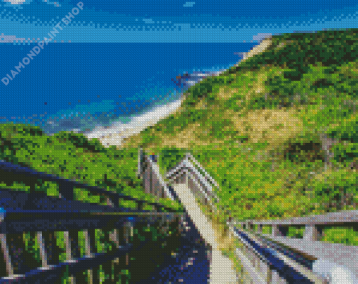 Cliffs Of Mohegan Block Island Diamond Painting