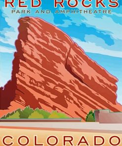 Colorado Red Rocks Poster Diamond Painting