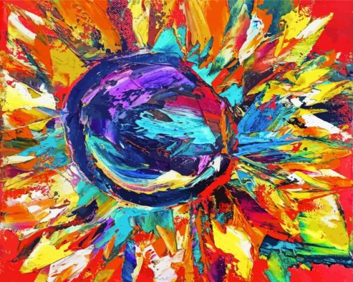 Colorful Abstract Sunflower Diamond Painting