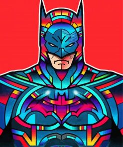 Colorful Batman Diamond Painting