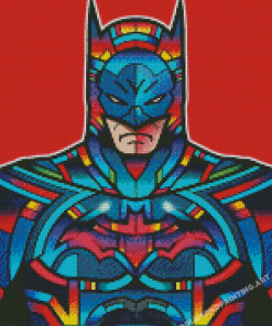 Colorful Batman Diamond Painting