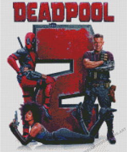 Deadpool 2 Movie Poster Diamond Painting