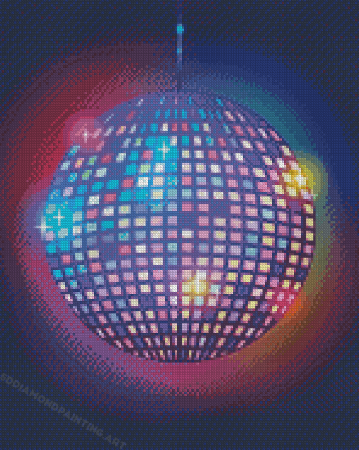 Disco Ball Glowing Diamond Painting