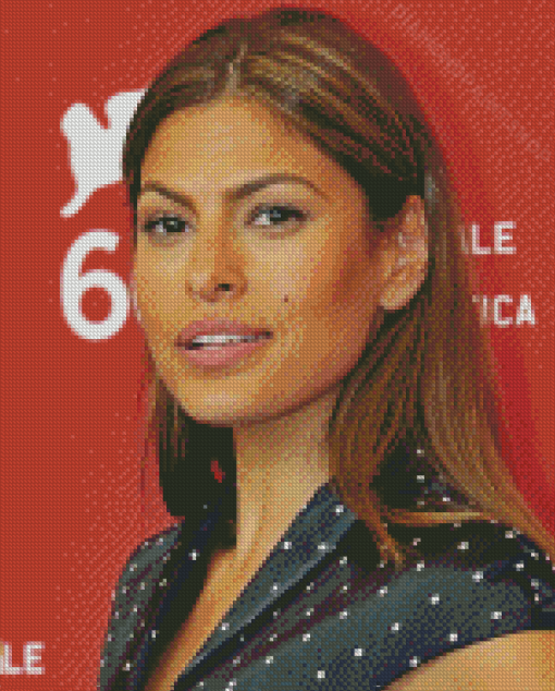 Eva Mendes Actress Diamond Painting