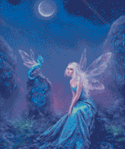 Fantasy Dragon With Fairy Diamond Painting
