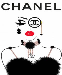 Fashion Chanel Lady Diamond Painting